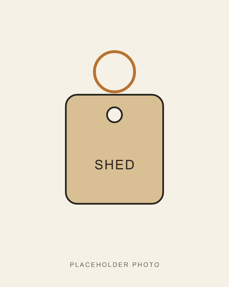 Engraved wooden key tag in beech